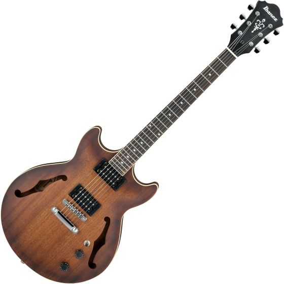 Ibanez Artcore AM53 Hollow Body Electric Guitar Tobacco Flat sku number AM53TF