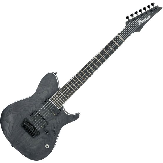 Ibanez FR Iron Label FRIX7FEAH 7 String Electric Guitar Charcoal Stained Flat sku number FRIX7FEAHCSF