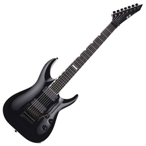 ESP E-II Horizon FR-7 BLK Floyd Rose 7-String Black Electric Guitar sku number EIIHORFR7BLK