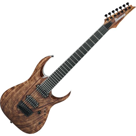 Ibanez RGA Iron Label RGAIX7U 7 String Electric Guitar Antique Brown Stained sku number RGAIX7UABS