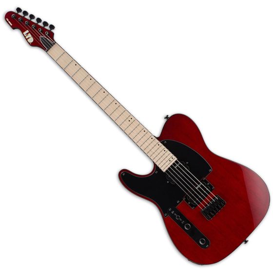 ESP LTD TE-200 Left-Handed Electric Guitar See Thru Black Cherry sku number LTE200MSTBCLH