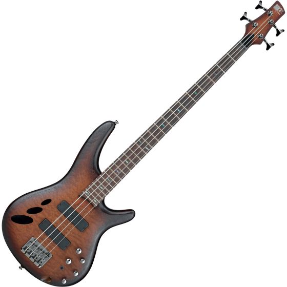 Ibanez SR Standard SR30TH4 Semi-Hollow Electric Bass Natural Browned Burst Flat sku number SR30TH4NNF