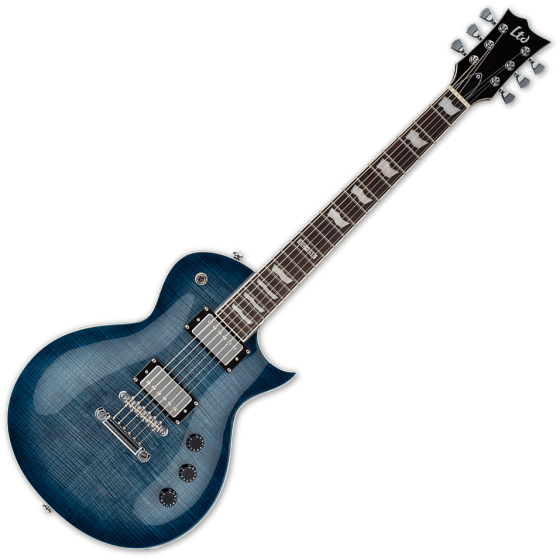 ESP LTD EC-256FM Flamed Maple Top Electric Guitar Cobalt Blue B-Stock sku number LEC256CB.B