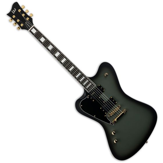ESP LTD Bill Kelliher Sparrowhawk Left-Handed Electric Guitar Military Green Sunburst Satin sku number LSPARROWHAWKMGSBSLH