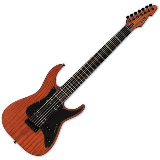 ESP LTD Alex Wade AW-7 Strings Baritone Guitar Padauk Brown Satin B-Stock sku number LAW7BPBS.B
