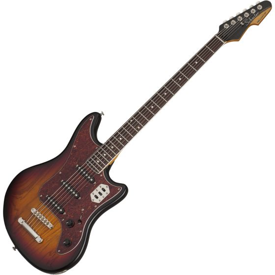 Schecter Hellcat-VI Electric Guitar 3-Tone Sunburst Pearl sku number SCHECTER293