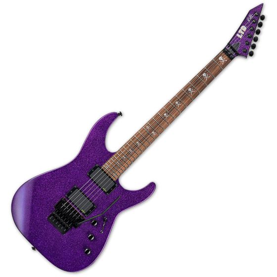 ESP LTD KH-602 Kirk Hammet Electric Guitar Purple Sparkle sku number LKH602PSP