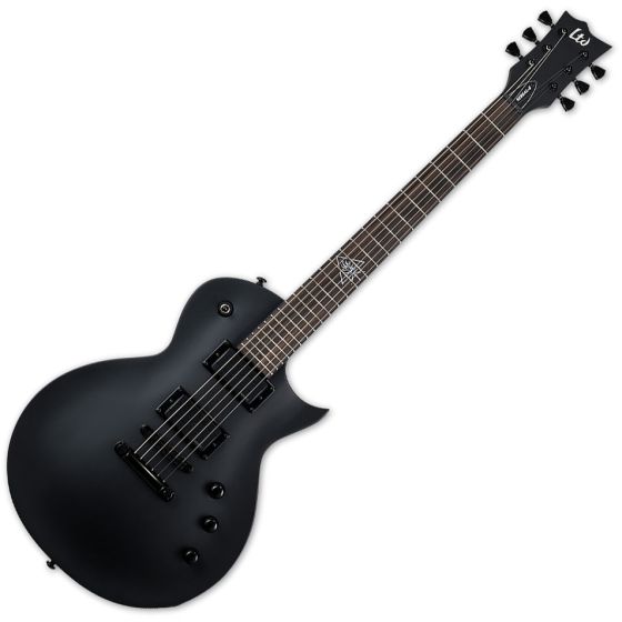 ESP LTD Nergal-6 Nergal Electric Guitar Black Satin sku number LNERGAL6BLKS