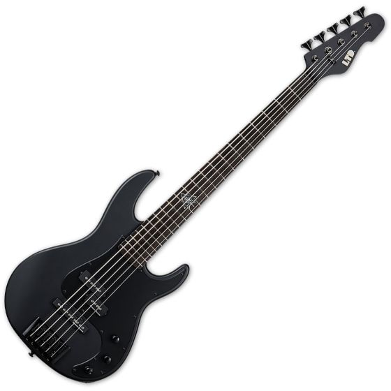 ESP LTD Orion-5 Orion Electric Bass Black Satin sku number LORION5BLKS