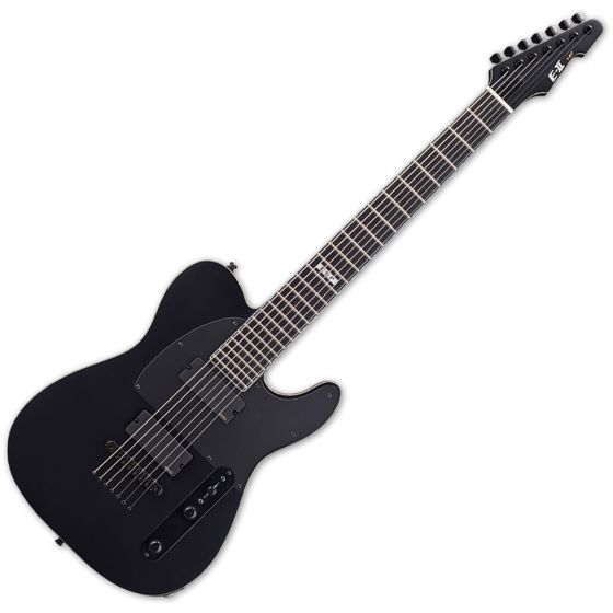 ESP E-II T-B7 Baritone Electric Guitar Black Satin sku number EIITB7BLKS