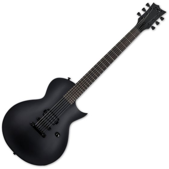 ESP LTD EC-Black Metal Electric Guitar Black Satin sku number LECBKMBLKS