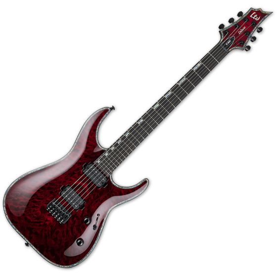 ESP LTD H-1001 Electric Guitar See-Thru Black Cherry sku number LH1001QMSTBC