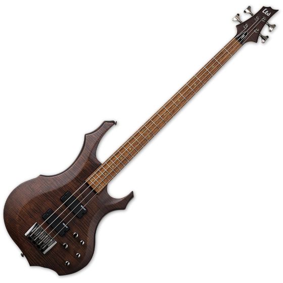 ESP LTD F-204FM Electric Bass Walnut Brown Satin sku number LF204FMWBS