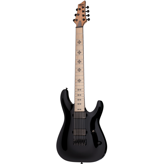 Schecter Jeff Loomis JL-7 Black Electric Guitar 410 sku number 6SSGR-410