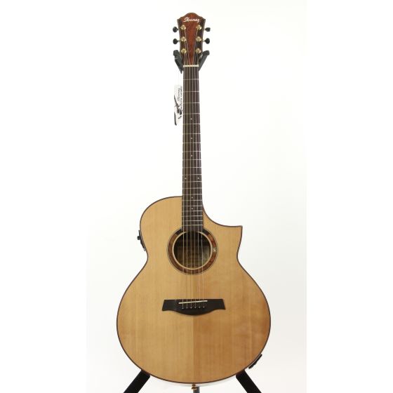 Ibanez AEW120BG NT Natural High Gloss Acoustic Electric Guitar sku number 6SAEW120BGNT