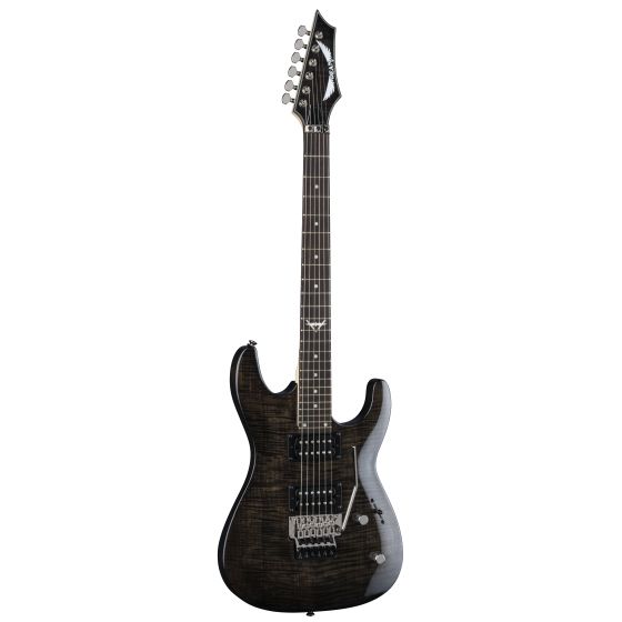 Dean Custom 350 Floyd Trans Black Electric Guitar C350F TBK sku number C350F TBK