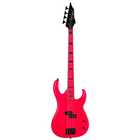 Dean Custom Zone Fluorescent Pink Bass Guitar CZONE BASS FLP sku number CZONE BASS FLP