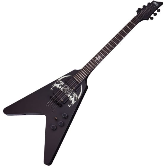 Schecter Signature Sin Quirin V-1 Electric Guitar Gloss Black sku number SCHECTER247