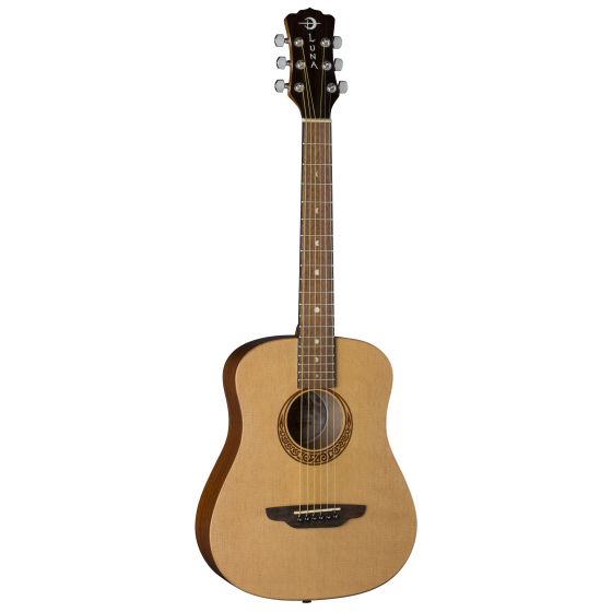 Luna Safari Muse Travel Acoustic Guitar Spruce w/Bag SAF MUS SPR sku number SAF MUS SPR