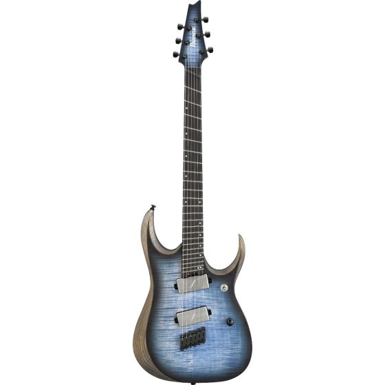 Ibanez RGD Iron Label Multi Scale RGDIM6FM CLF Cerulean Blue Burst Flat Electric Guitar sku number RGDIM6FMCLF