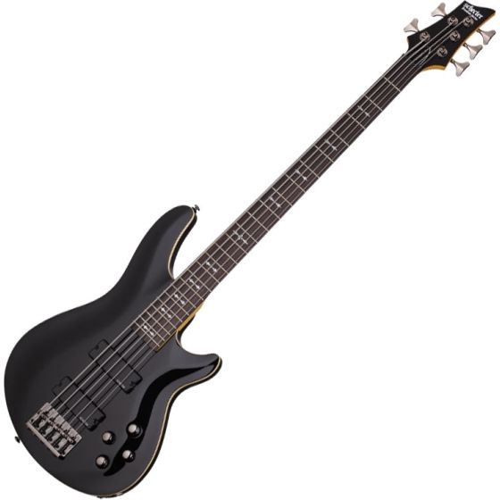 Schecter Omen-5 Electric Bass in Gloss Black Finish sku number SCHECTER2093