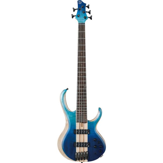 Ibanez BTB 20th Anniversary BTB20TH5 5 String Blue Reef Gradation Low Gloss Bass Guitar sku number BTB20TH5BRL