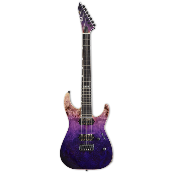 ESP E-II M-II 7 NT Purple Natural Fade Electric Guitar w/Case sku number EIIMII7NTHSPRNFD