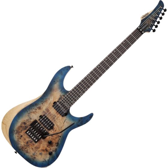 Schecter Reaper-6 FR S Electric Guitar in Satin Sky Burst sku number SCHECTER1507