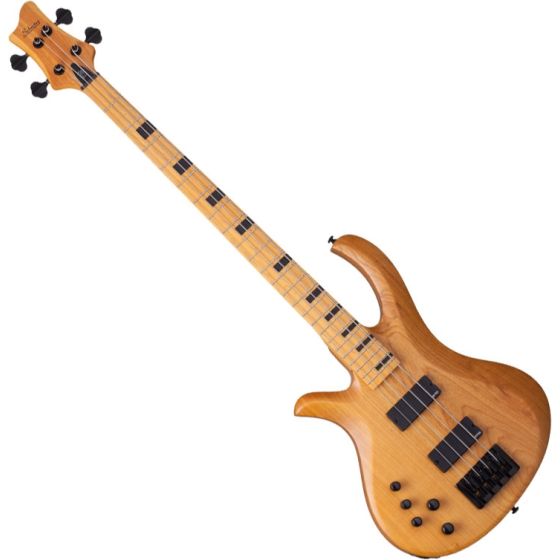 Schecter Session Riot-4 Left-Handed Electric Bass in Aged Natural Finish sku number SCHECTER2856