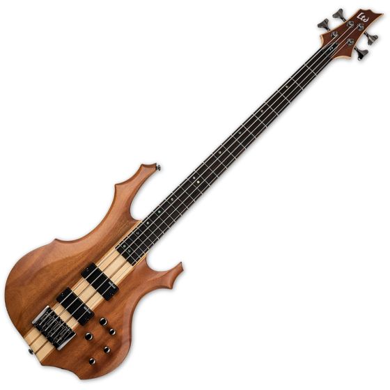 ESP LTD F-4E Electric Bass Natural Satin sku number LF4EMNS