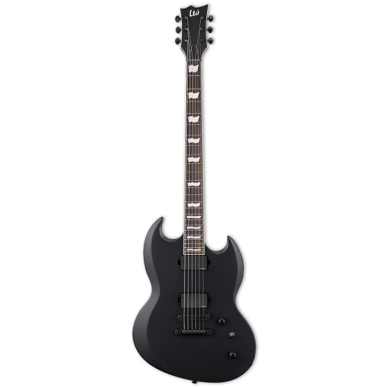 ESP LTD VIPER-400 Baritone Black Satin Electric Guitar B-Stock sku number LVIPER400BBLKS.B