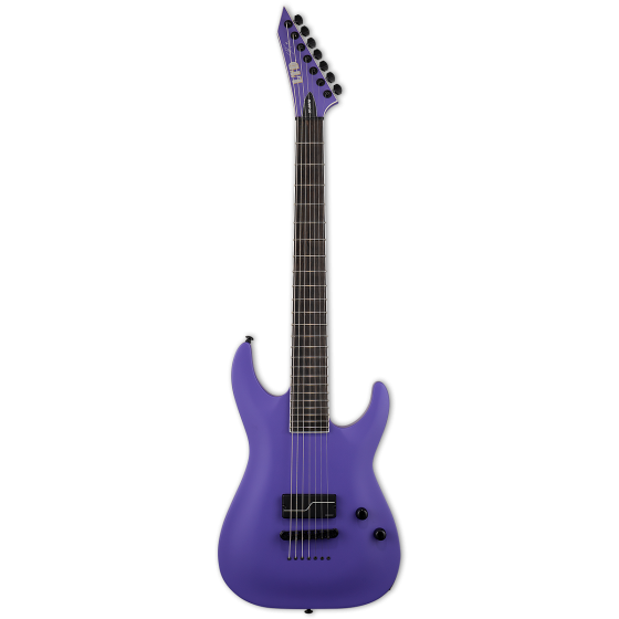 ESP LTD SC-607 Baritone 1 Hum Stephen Carpenter Deftones Purple Electric Guitar w/Case B-Stock sku number LSC607B1HPS.B