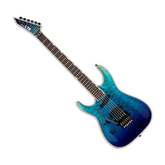 ESP LTD MH-1000HS Left-Handed Electric Guitar Violet Shadow Fade sku number LMH1000HSQMVSHFDLH