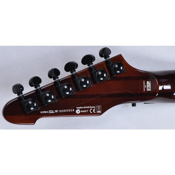ESP LTD Deluxe M-1000 KOA Top Guitar in Natural