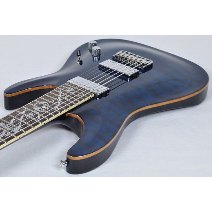 Schecter C-7 Classic Prototype Electric Guitar See-Thru Blue