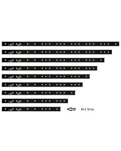 Martin VC-Strip 30 Creative 8x1 LED Video Strip 20 Pack sku number 90357470HU