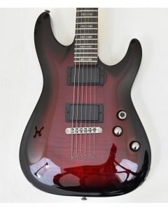 Schecter Demon-6 Crimson Red Burst Guitar B Stock 0343 sku number SCHECTER3680.B0343