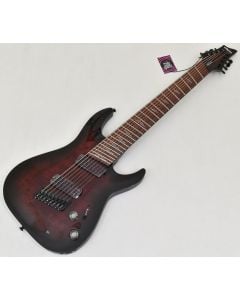 Schecter Omen Elite-8 Multiscale Guitar Black Cherry Burst B-Stock 1722 sku number SCHECTER2465.B1722