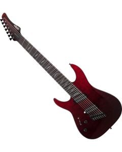 Schecter Reaper-7 Elite Multiscale Lefty Guitar Blood Burst sku number SCHECTER2185