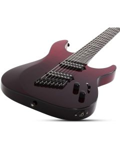 Schecter Reaper-7 Elite Multiscale Guitar Blood Burst sku number SCHECTER2182