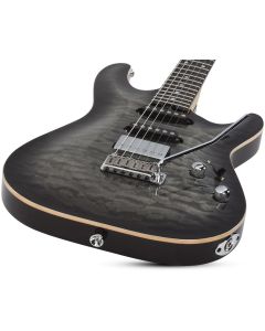 Schecter California Classic Electric Guitar Charcoal Burst sku number SCHECTER7302