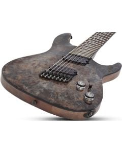 Schecter Omen Elite-7 Multiscale Guitar Charcoal sku number SCHECTER2463