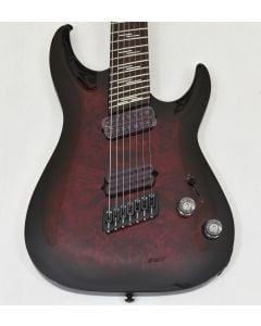Schecter Omen Elite-7 Multiscale Guitar Black Cherry Burst sku number SCHECTER2462