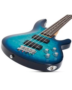 Schecter C-4 Plus Bass Ocean Blue Burst sku number SCHECTER589