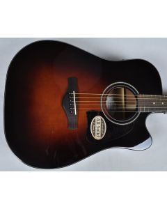 Ibanez AW4000CE-BS Artwood Series Acoustic Electric Guitar in Brown Sunburst High Gloss Finish sku number AW4000CEBS
