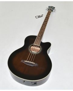 Ibanez AEB10E-DVS Artwood Series Acoustic Electric Bass in Dark Violin Sunburst High Gloss Finish 9688 sku number AEB10EDVS.B-9688