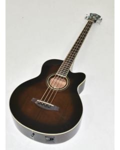 Ibanez AEB10E-DVS Artwood Series Acoustic Electric Bass in Dark Violin Sunburst High Gloss Finish 9618 sku number AEB10EDVS.B-9618
