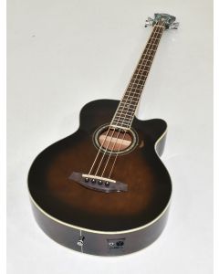 Ibanez AEB10E-DVS Artwood Series Acoustic Electric Bass in Dark Violin Sunburst High Gloss Finish 9620 sku number AEB10EDVS.B-9620