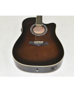 Ibanez PF28ECEDVS PF Series Acoustic Guitar in Dark Violin Sunburst 0006 sku number PF28ECEDVS.B 0006