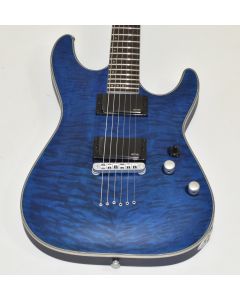 Schecter C-1 Platinum Guitar Satin Transparent Midnight Blue B-Stock 1059 sku number SCHECTER779.B1059